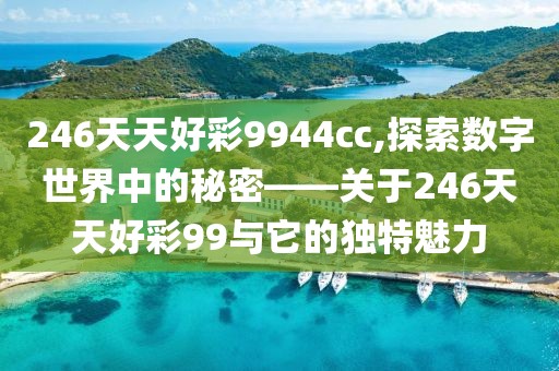 246天天好彩9944cc,探索数字世界中的秘密——关于246天天好彩99与它的独特魅力