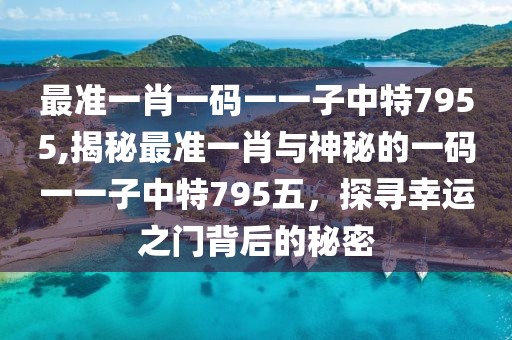 最准一肖一码一一子中特7955,揭秘最准一肖与神秘的一码一一子中特795五，探寻幸运之门背后的秘密
