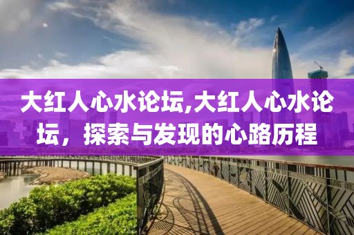 大红人心水论坛,大红人心水论坛，探索与发现的心路历程