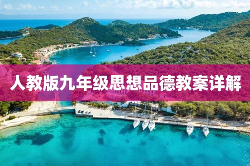 人教版九年级思想品德教案详解