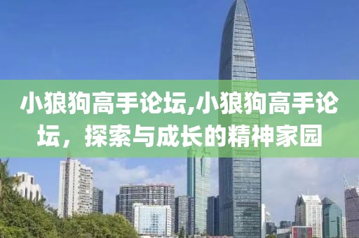 小狼狗高手论坛,小狼狗高手论坛，探索与成长的精神家园