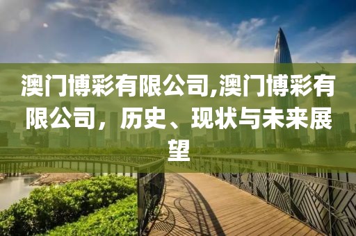 澳门博彩有限公司,澳门博彩有限公司，历史、现状与未来展望