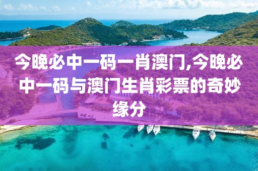 今晚必中一码一肖澳门,今晚必中一码与澳门生肖彩票的奇妙缘分