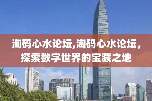 淘码心水论坛,淘码心水论坛，探索数字世界的宝藏之地