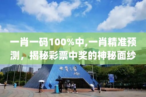 一肖一码100%中,一肖精准预测，揭秘彩票中奖的神秘面纱