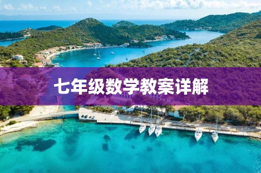 七年级数学教案详解