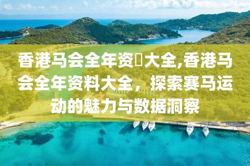 香港马会全年资枓大全,香港马会全年资料大全，探索赛马运动的魅力与数据洞察