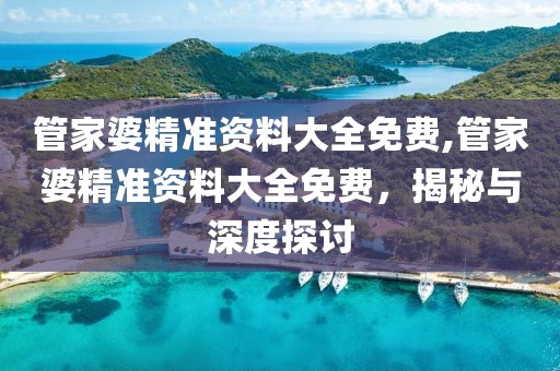 管家婆精准资料大全免费,管家婆精准资料大全免费，揭秘与深度探讨