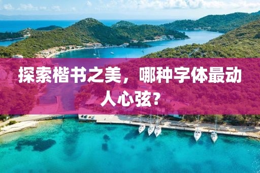 探索楷书之美，哪种字体最动人心弦？
