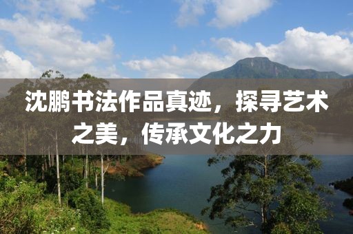 沈鹏书法作品真迹，探寻艺术之美，传承文化之力