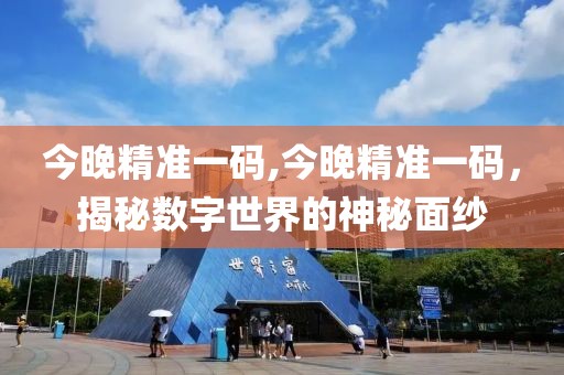 今晚精准一码,今晚精准一码，揭秘数字世界的神秘面纱