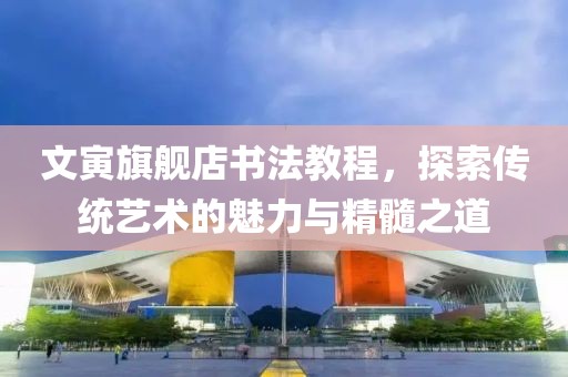 文寅旗舰店书法教程，探索传统艺术的魅力与精髓之道