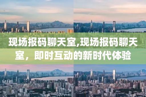现场报码聊天室,现场报码聊天室，即时互动的新时代体验