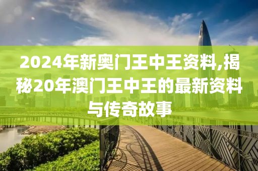 2024年新奥门王中王资料,揭秘20年澳门王中王的最新资料与传奇故事