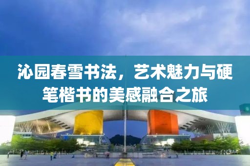 沁园春雪书法，艺术魅力与硬笔楷书的美感融合之旅