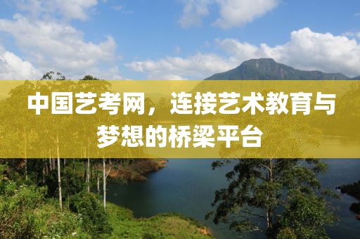 中国艺考网，连接艺术教育与梦想的桥梁平台