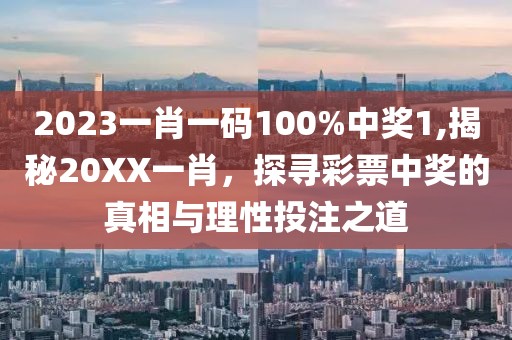 2023一肖一码100%中奖1,揭秘20XX一肖，探寻彩票中奖的真相与理性投注之道