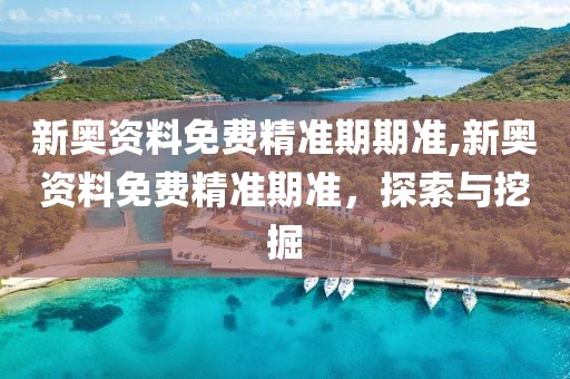 新奥资料免费精准期期准,新奥资料免费精准期准，探索与挖掘