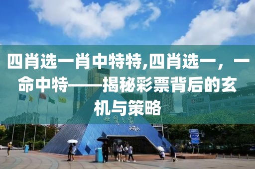 四肖选一肖中特特,四肖选一，一命中特——揭秘彩票背后的玄机与策略