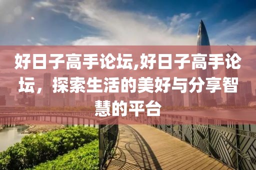 好日子高手论坛,好日子高手论坛，探索生活的美好与分享智慧的平台