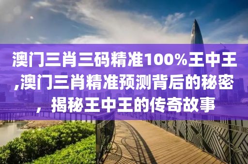 澳门三肖三码精准100%王中王,澳门三肖精准预测背后的秘密，揭秘王中王的传奇故事
