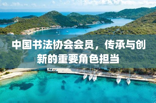 中国书法协会会员，传承与创新的重要角色担当