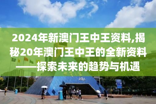 2024年新澳门王中王资料,揭秘20年澳门王中王的全新资料——探索未来的趋势与机遇