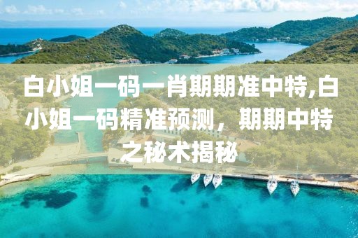 白小姐一码一肖期期准中特,白小姐一码精准预测，期期中特之秘术揭秘