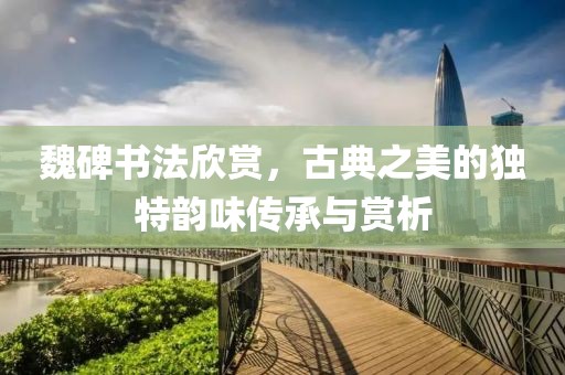 魏碑书法欣赏，古典之美的独特韵味传承与赏析