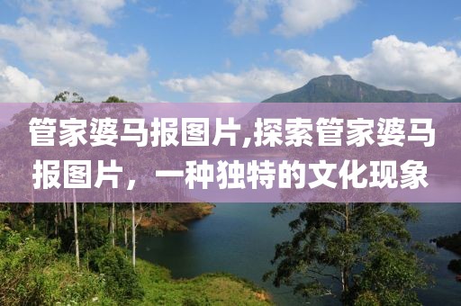 管家婆马报图片,探索管家婆马报图片，一种独特的文化现象