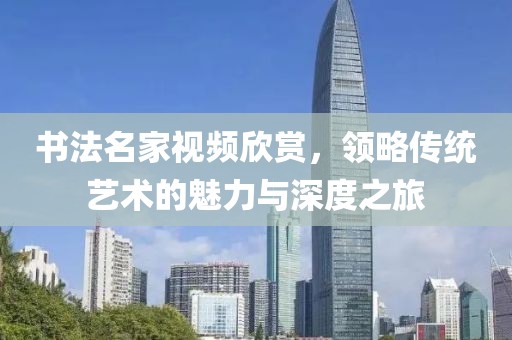 书法名家视频欣赏，领略传统艺术的魅力与深度之旅