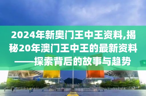 2024年新奥门王中王资料,揭秘20年澳门王中王的最新资料——探索背后的故事与趋势