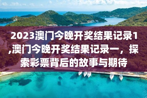 2023澳门今晚开奖结果记录1,澳门今晚开奖结果记录一，探索彩票背后的故事与期待