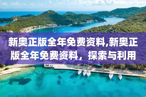 新奥正版全年免费资料,新奥正版全年免费资料，探索与利用