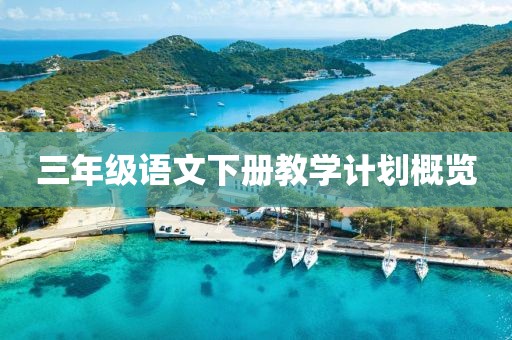 三年级语文下册教学计划概览
