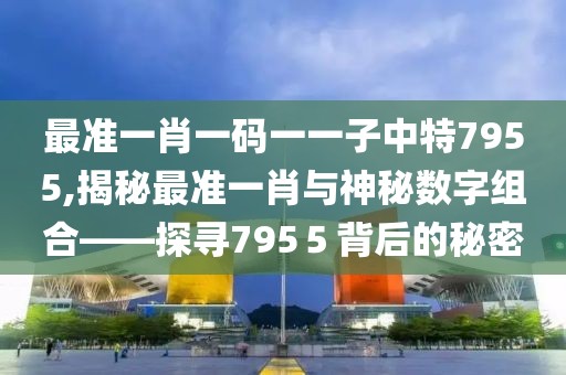 最准一肖一码一一子中特7955,揭秘最准一肖与神秘数字组合——探寻795５背后的秘密
