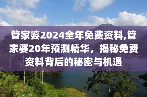 管家婆2024全年免费资料,管家婆20年预测精华，揭秘免费资料背后的秘密与机遇