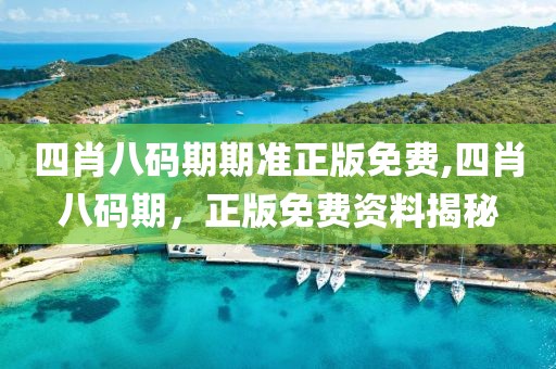 四肖八码期期准正版免费,四肖八码期，正版免费资料揭秘