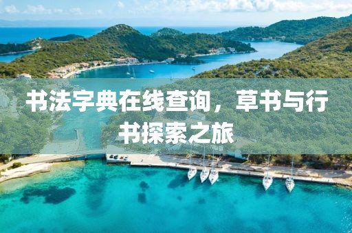 书法字典在线查询，草书与行书探索之旅