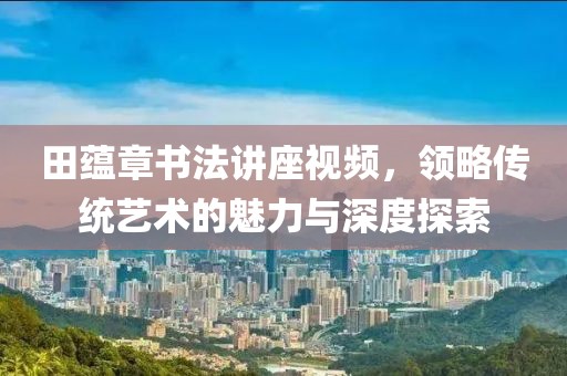 田蕴章书法讲座视频，领略传统艺术的魅力与深度探索