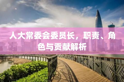 人大常委会委员长，职责、角色与贡献解析