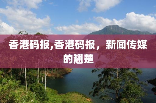 香港码报,香港码报，新闻传媒的翘楚