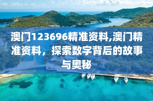 澳门123696精准资料,澳门精准资料，探索数字背后的故事与奥秘