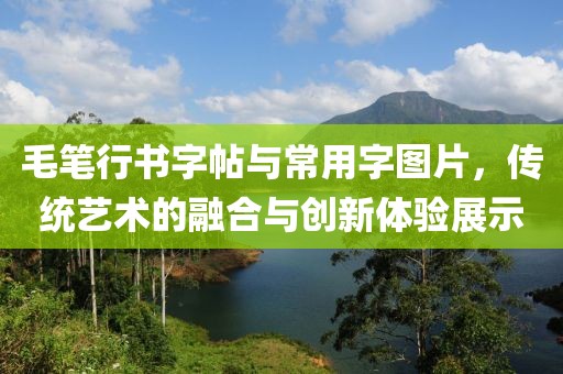 毛笔行书字帖与常用字图片，传统艺术的融合与创新体验展示