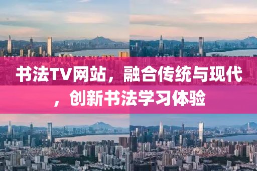 书法TV网站，融合传统与现代，创新书法学习体验