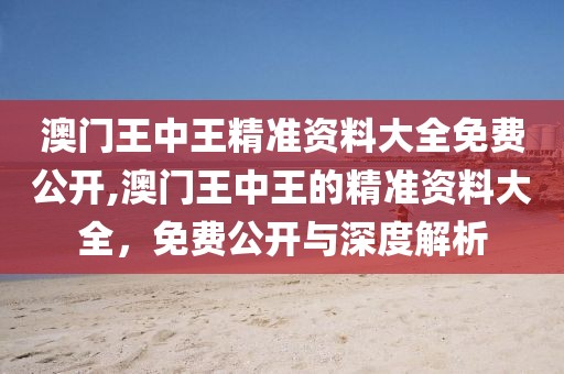 澳门王中王精准资料大全免费公开,澳门王中王的精准资料大全，免费公开与深度解析