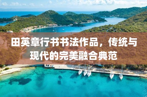 田英章行书书法作品，传统与现代的完美融合典范