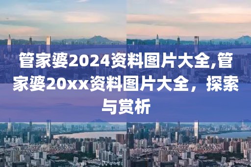 管家婆2024资料图片大全,管家婆20xx资料图片大全，探索与赏析