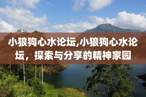 小狼狗心水论坛,小狼狗心水论坛，探索与分享的精神家园