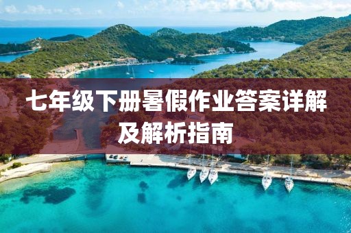 七年级下册暑假作业答案详解及解析指南